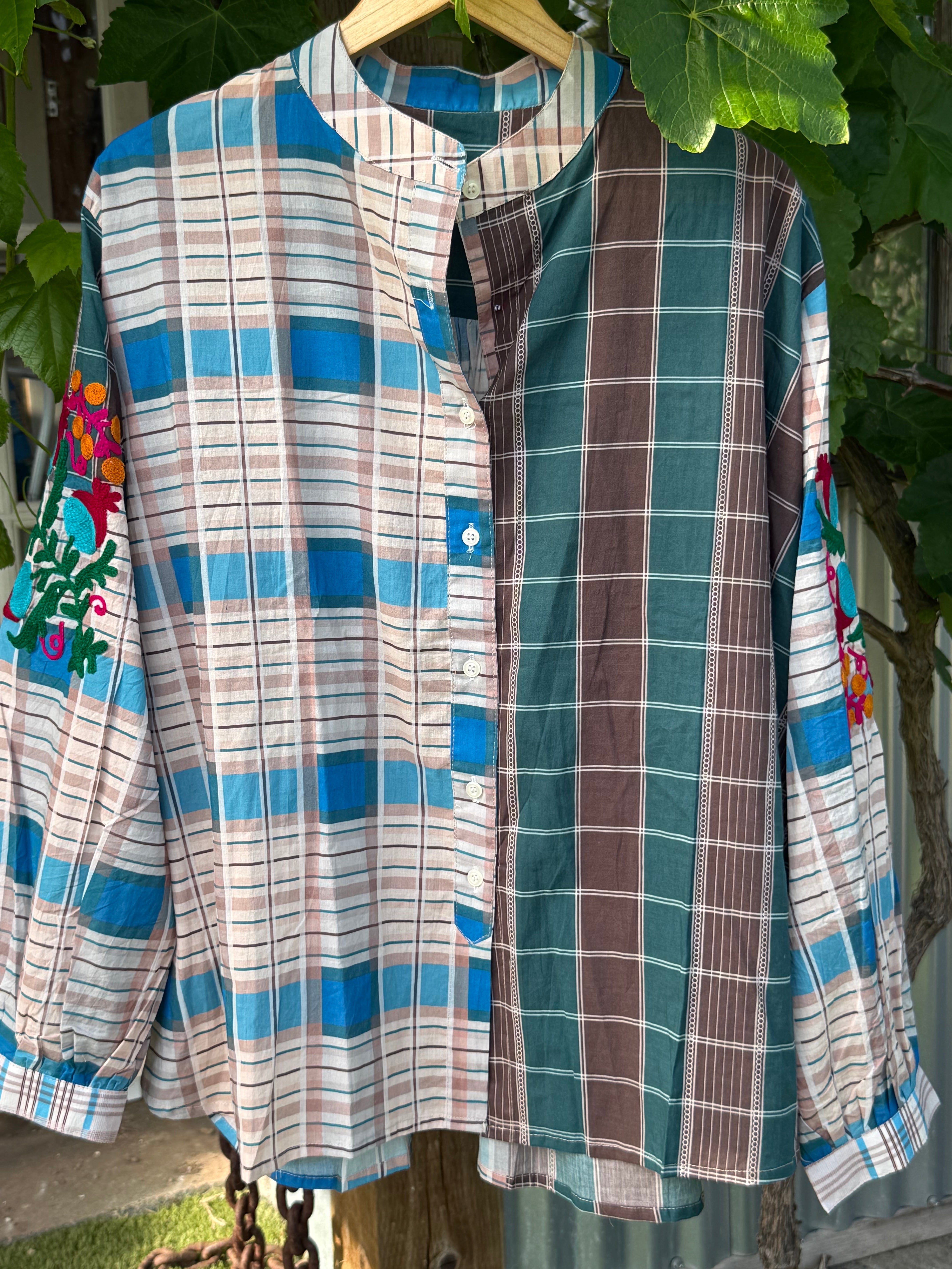 The Souk Blouse ~ Blue Hues