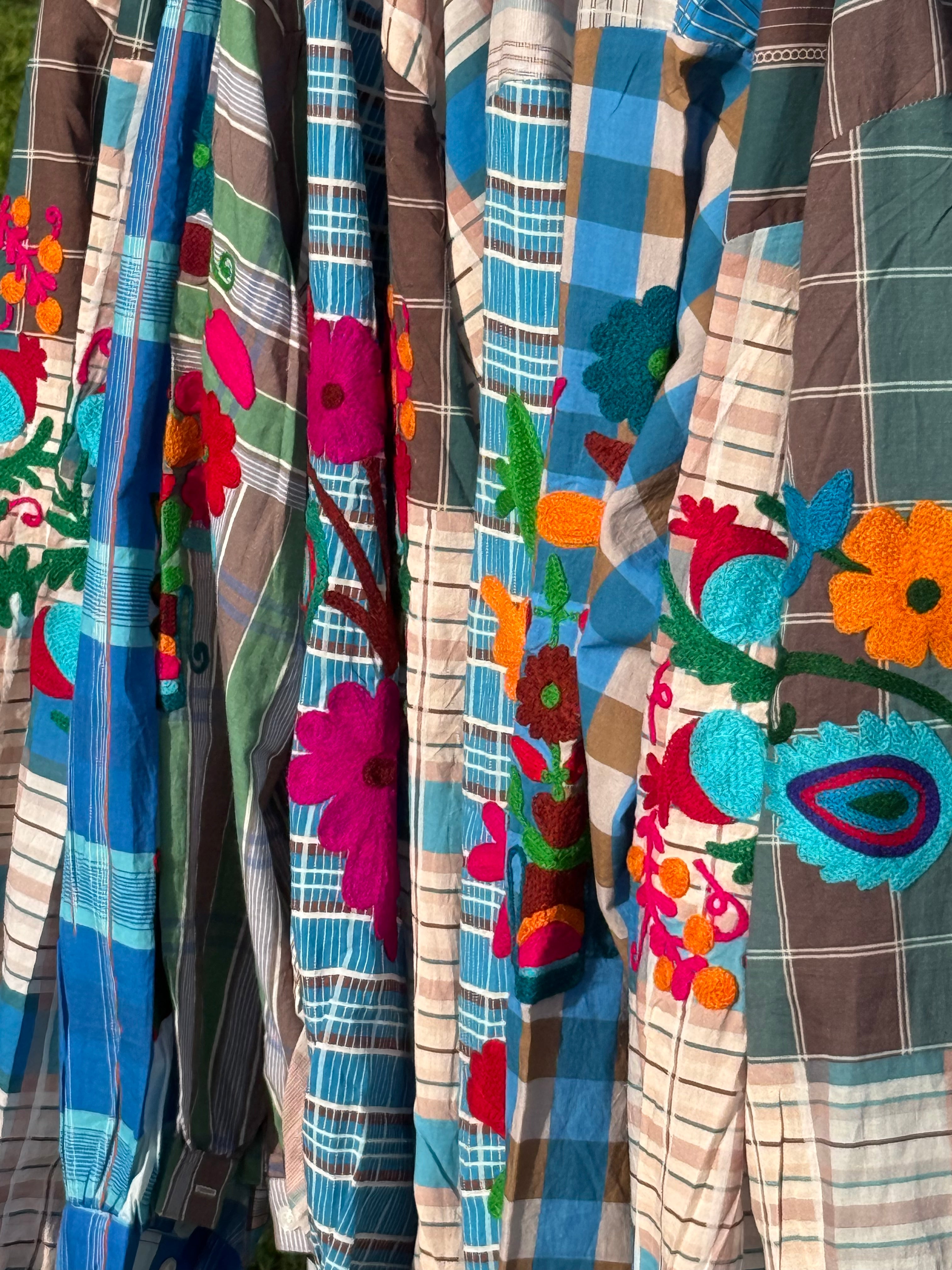The Souk Blouse ~ Blue Hues