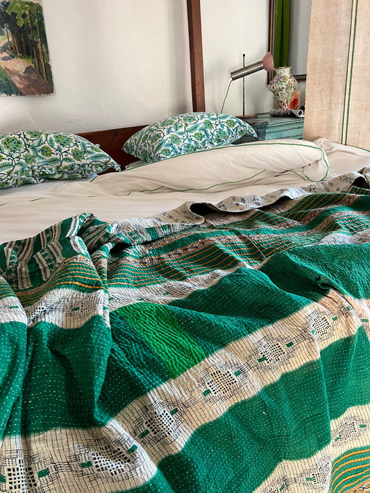 Kantha Quilt ~ Alice