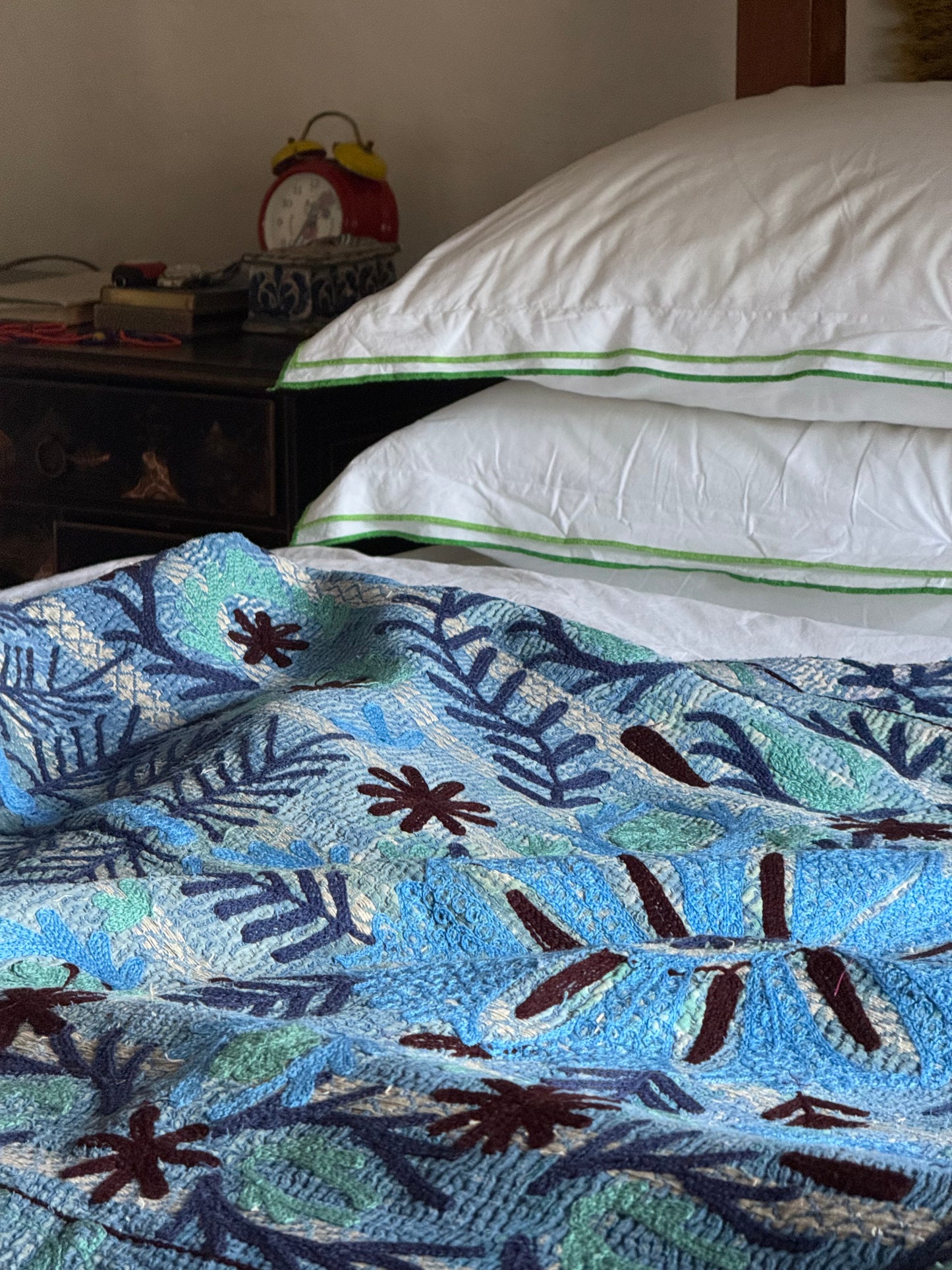 SUZANI Kantha Quilt ~ Eliza