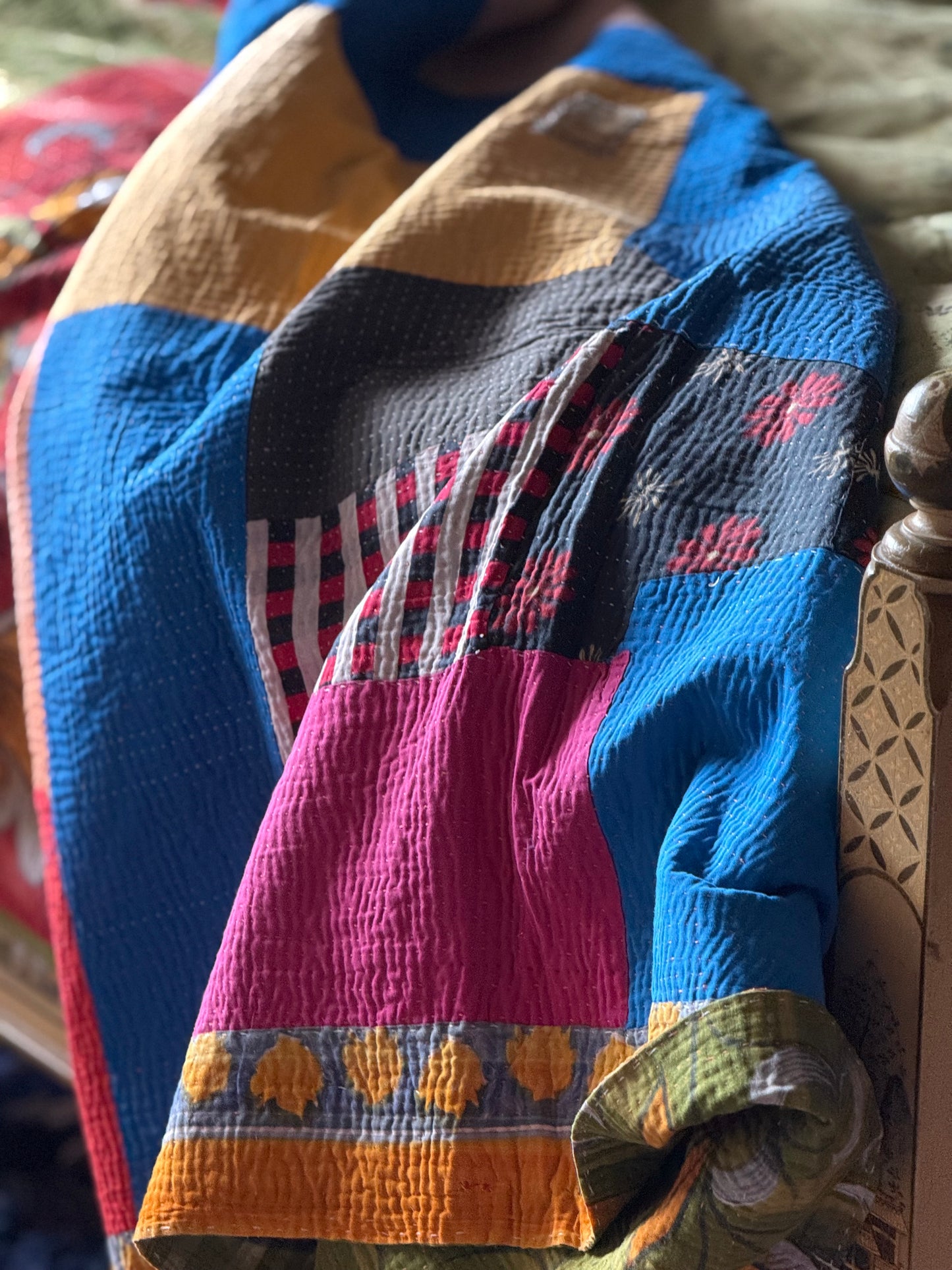 Kantha Quilt ~ Calista