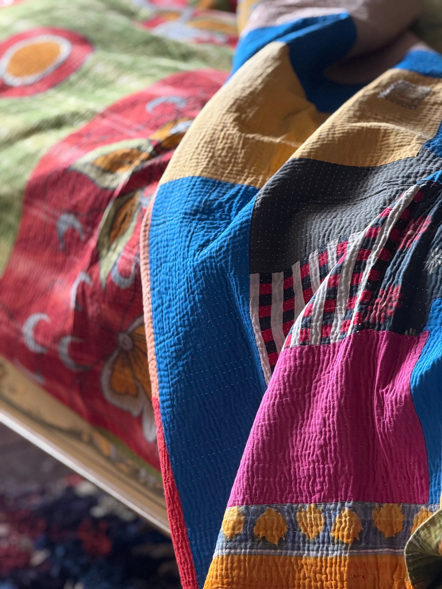 Kantha Quilt ~ Calista