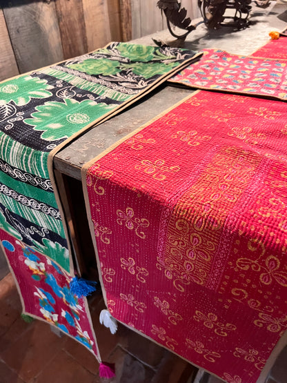Table Linen ~ Vintage Kantha Table Runner
