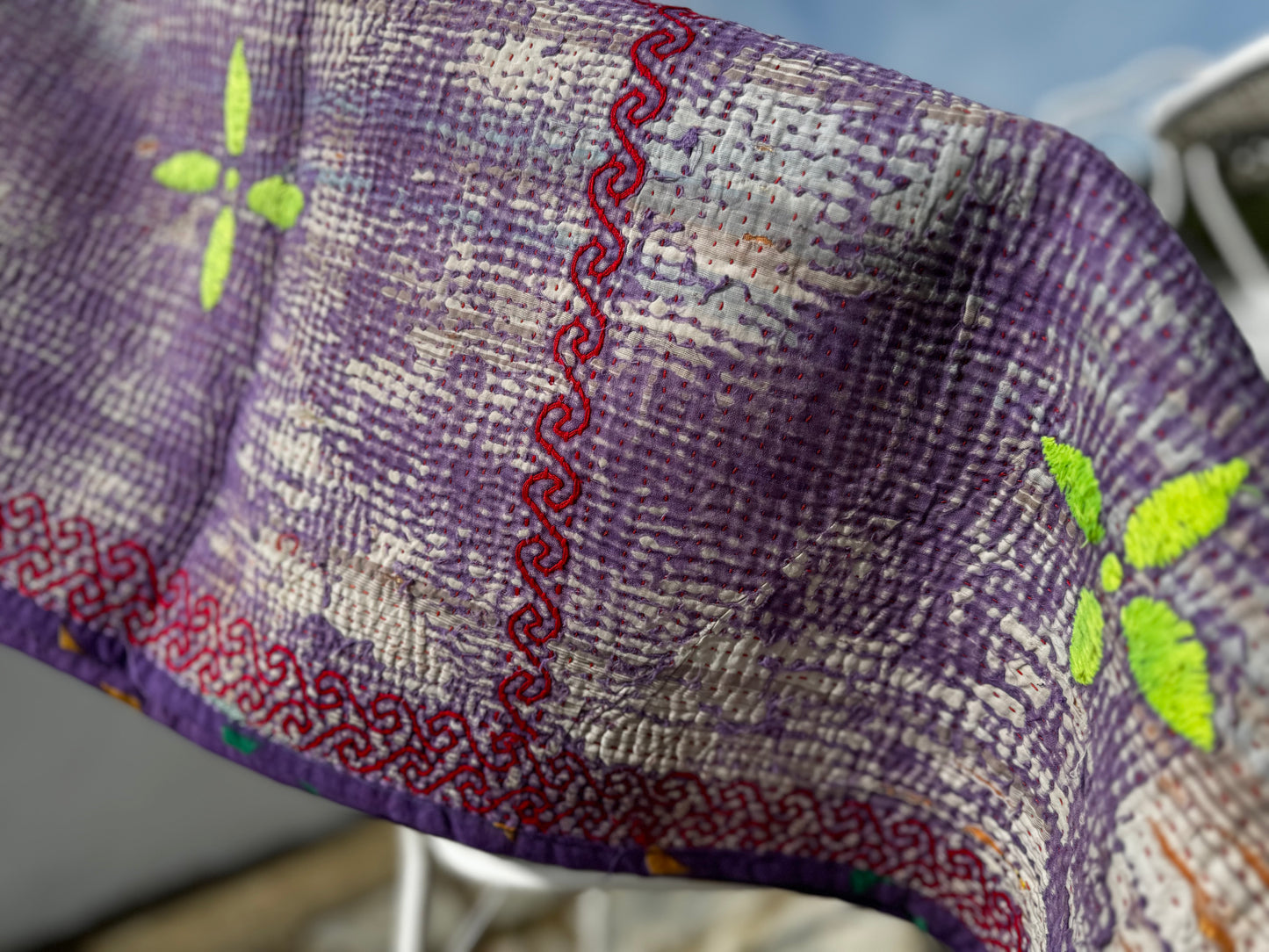 Kantha Quilt ~ Violetta