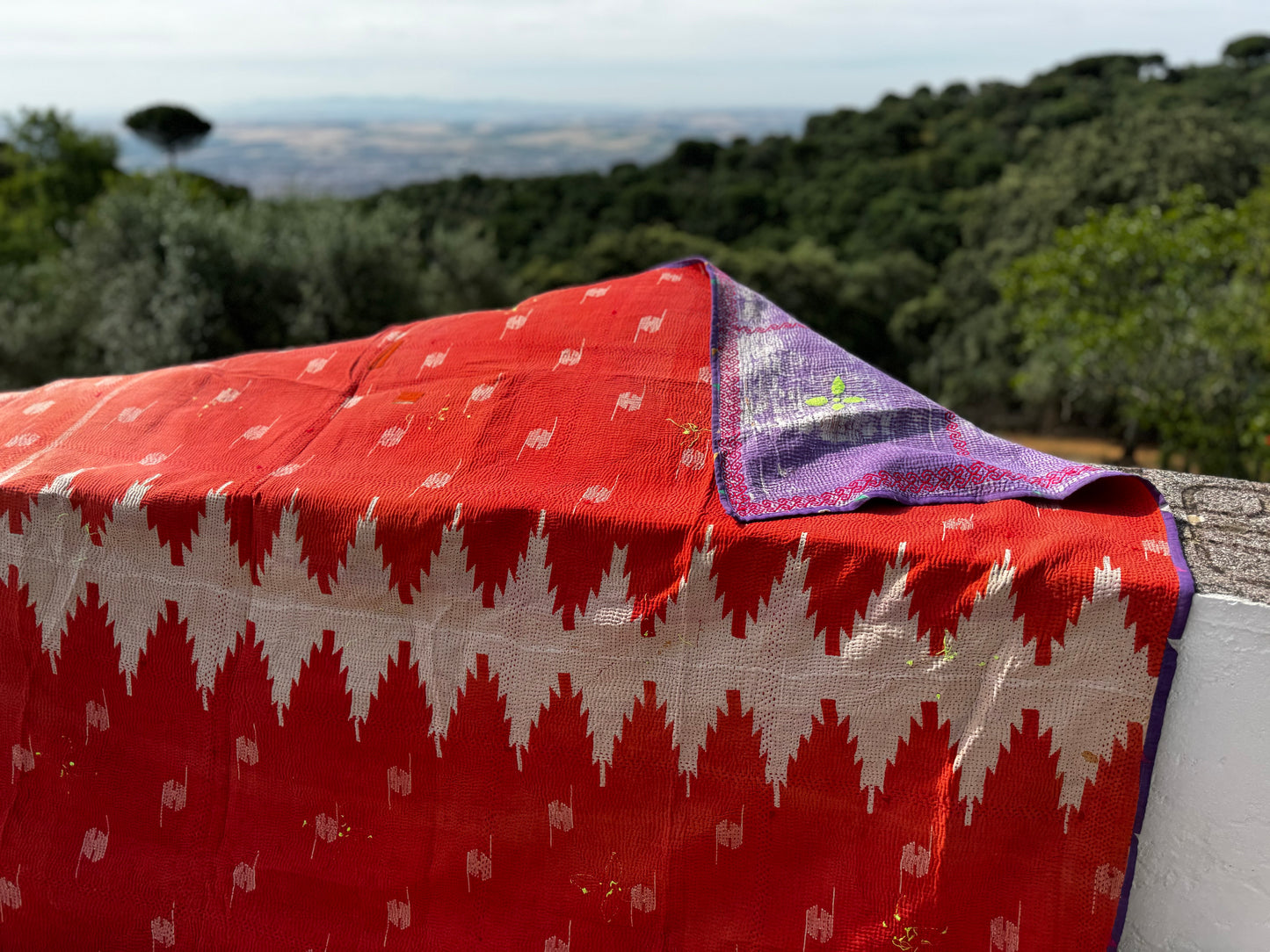 Kantha Quilt ~ Violetta