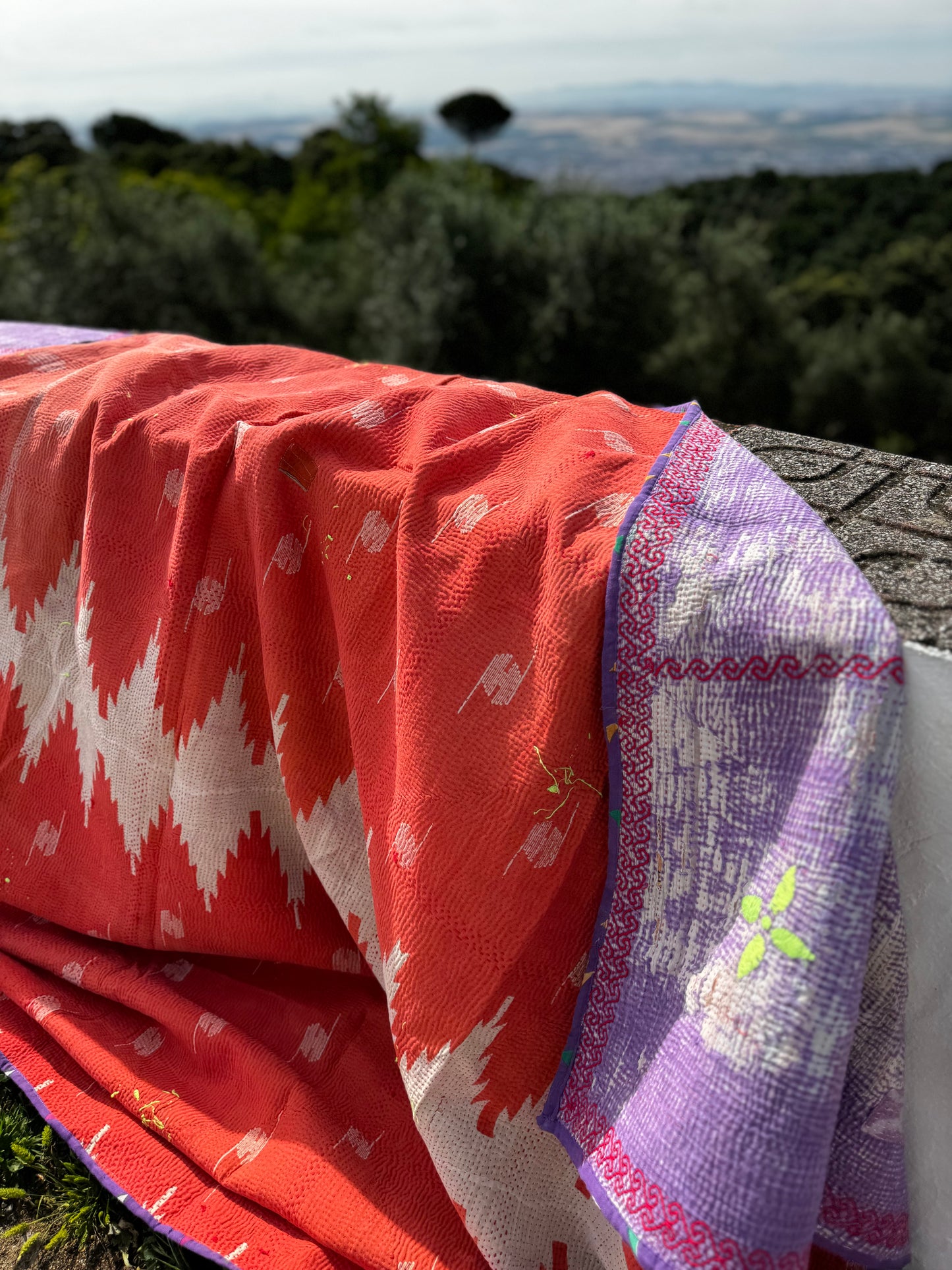 Kantha Quilt ~ Violetta