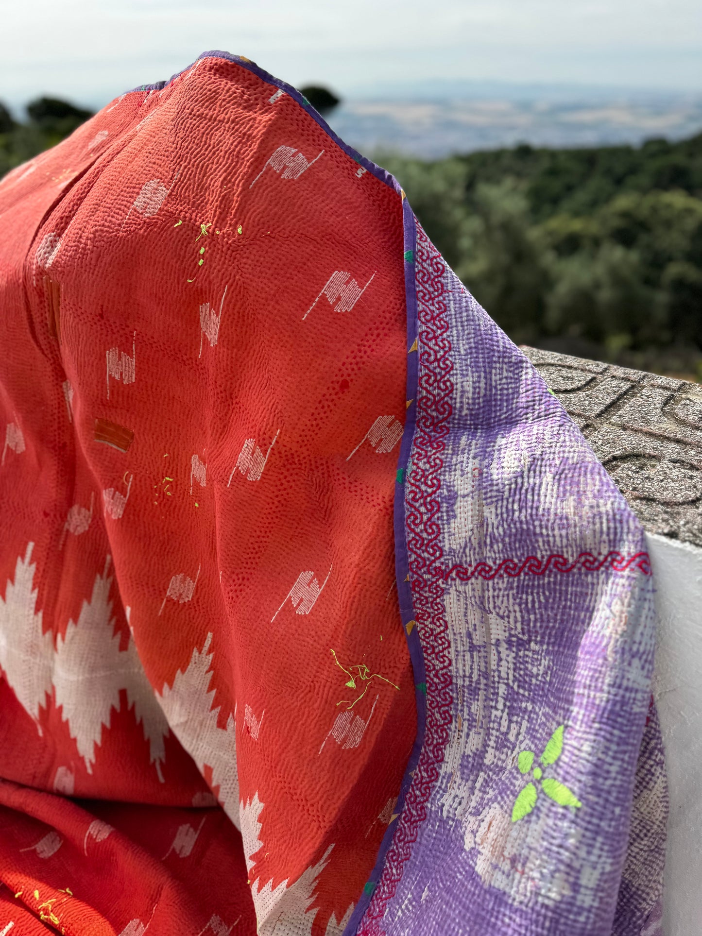 Kantha Quilt ~ Violetta