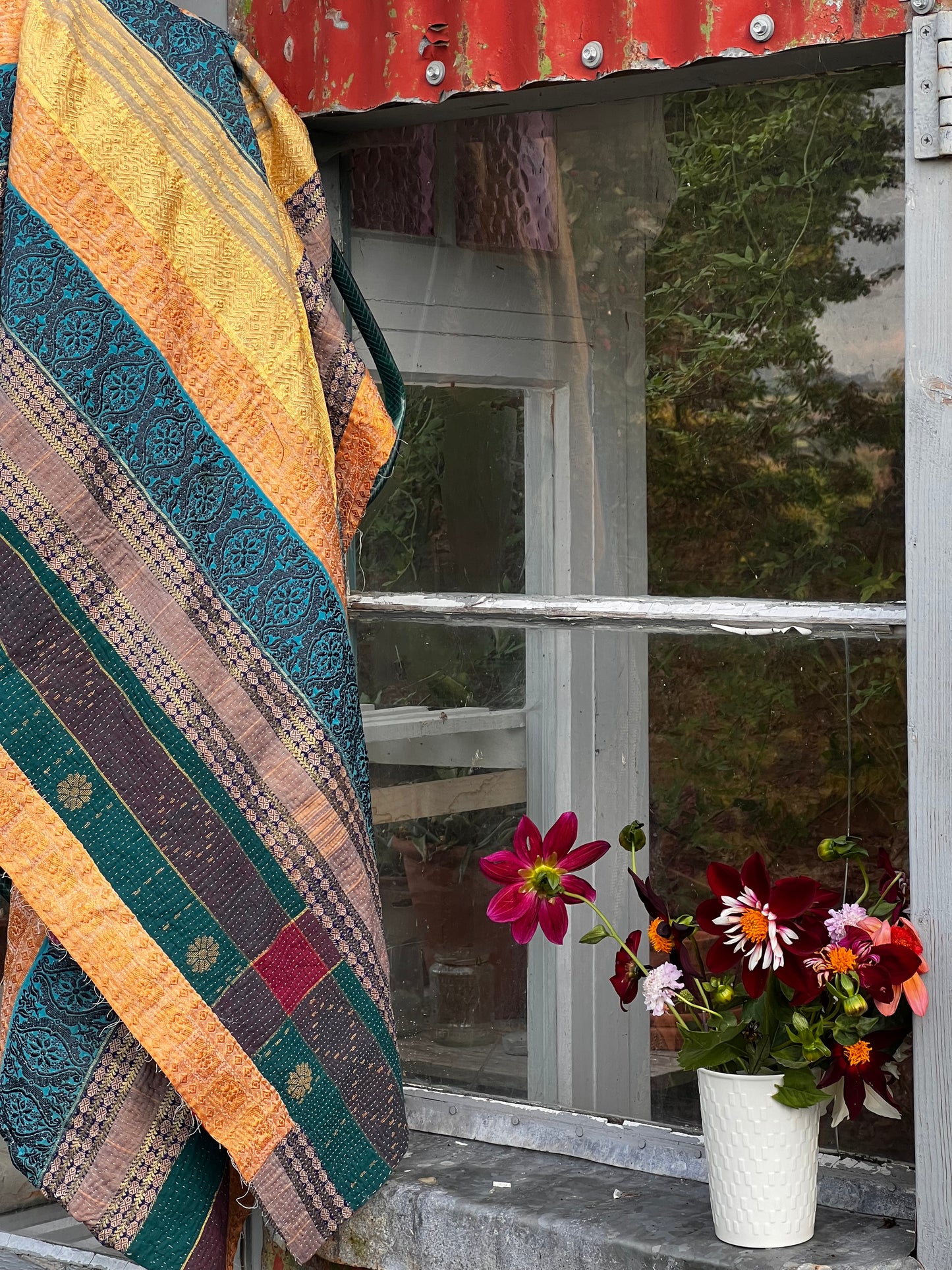 Kantha Quilt ~ Lola