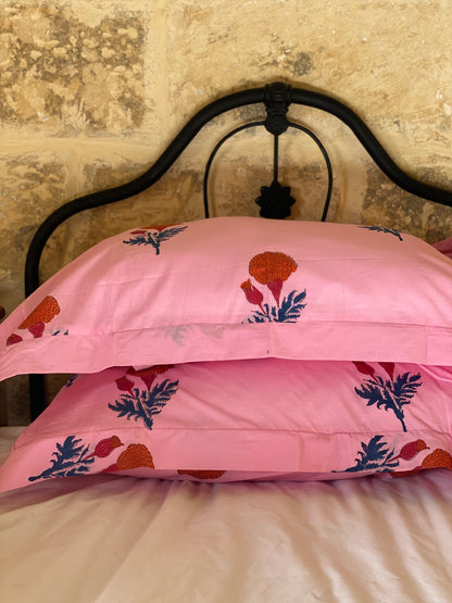 Pinkie Indigo Pillow Cases (Pair)
