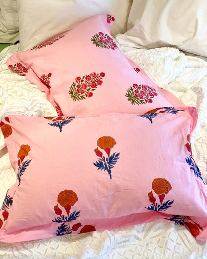 Pinkie Indigo Pillow Cases (Pair)